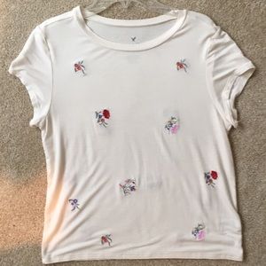 American Eagle Floral Shirt